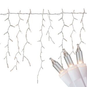 Northlight 300 Count Clear Icicle Christmas Lights